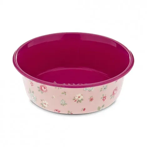 Taça com padrão decorativo para cães – Ferribiella – Tamanho: Medium | Cor do Produto: Rosa