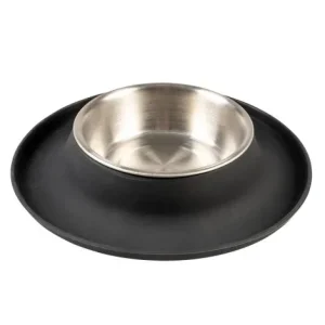 Taça de inox com borda anti-derrame em silicone – Duvo Plus