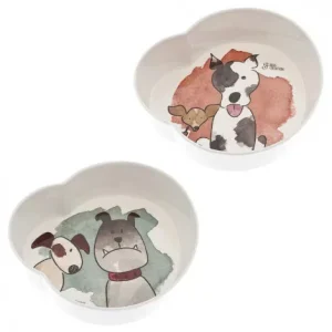 Taça de plástico Aquarelle para cães – Ferribiella