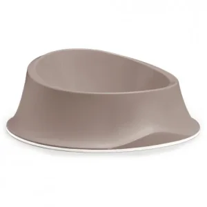 Taça de plástico Chic para cães e gatos – Stefanplast – Cor do Produto: Bege | Capacidade: 1 L