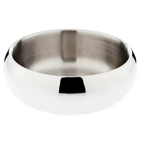 Taça inox redonda Double Wall para cães – Ferribiella – Tamanho: Medium