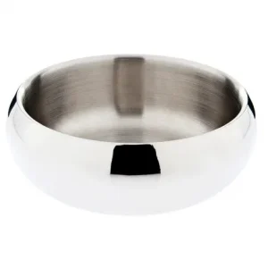 Taça inox redonda Double Wall para cães – Ferribiella – Tamanho: X-Large