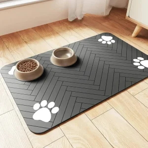 Tapete Absorvente para Comedouro — Cão e Gato