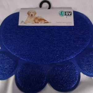 Tapete em pvc formato de patinha