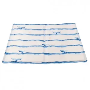 Tapete refrescante reversível Whales para cães – Ferribiella – Medidas: 50 x 65 cm