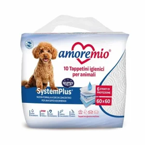 Tapetes Higiénicos para Cães e Gatos 60×60 cm com Odor Stop da AMOREMIO