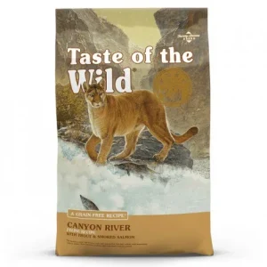 Taste of the Wild Canyon River – Ração seca para gato – Truta e salmão fumados – Quantidade: 2 kg