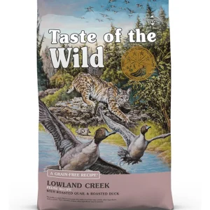 Taste of the Wild Lowland Creek Codorniz e Pato Assado