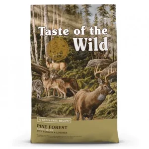 Taste of the Wild Pine Forest – Ração seca para cão – Veado e legumes – Quantidade: 12,2 kg