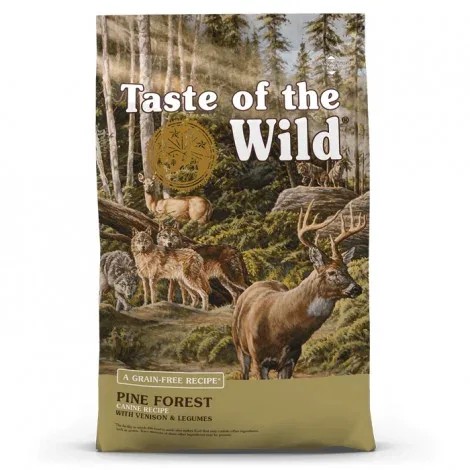 Taste of the Wild Pine Forest – Ração seca para cão – Veado e legumes – Quantidade: 2 kg