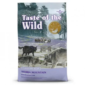 Taste of the Wild Sierra Mountain – Ração seca para cão – Borrego assado – Quantidade: 12,2 kg