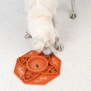 TIAKI Mandala comedouro lento de silicone, para cães