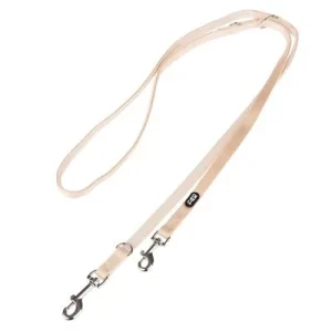 TIAKI Mesh trela ajustável bege para cães