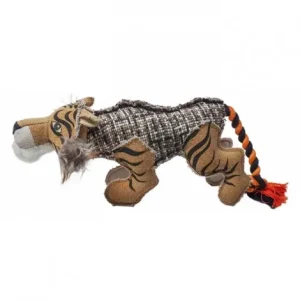 Tigre colorido em lona para cães – Duvo Plus – Medidas: 13 x 34 x 15 cm