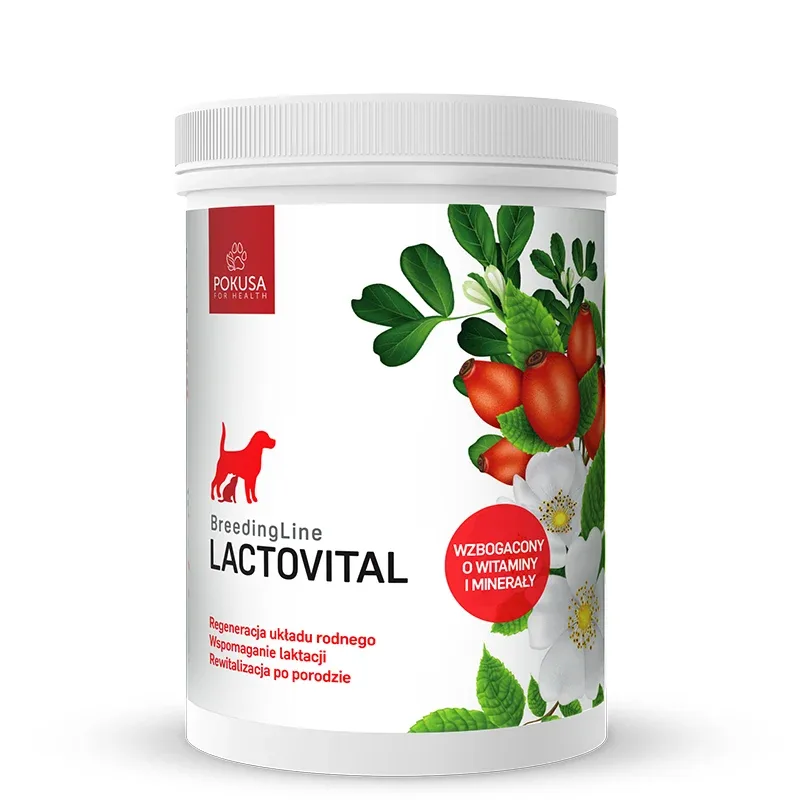 Tillskott f枚r digivande hundar 鈥?St枚d f枚r mj枚lkproduktion & 氓terh盲mtning efter f枚rlossning 鈥?LactoVital 鈥?BreedingLine