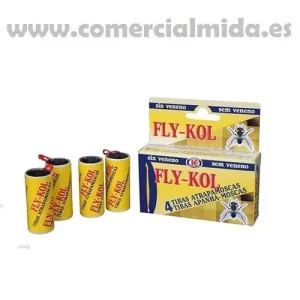 Tiras de flytrap FLY-KOL sem veneno (Pacote 4 unidades)