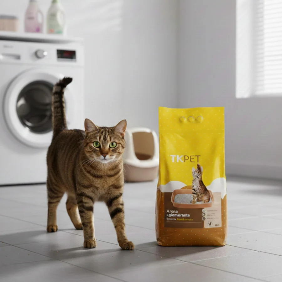 TK-Pet Areia Aglomerante de Bentonita com aroma a baunilha para gatos - Image 2