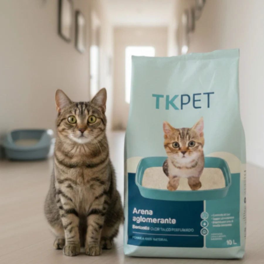 TK-Pet Areia Aglomerante de Bentonita Talco Perfumado para gatos - Image 2