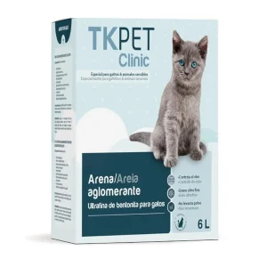 TK-Pet Clinic Areia Aglomerante Ultrafina para Kitten e Gatos Sensíveis