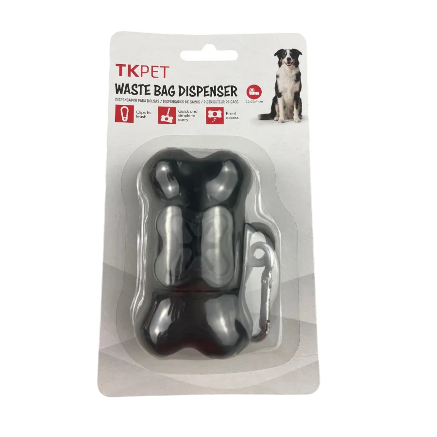 TK Pet Dispensador de sacos preto para cães - Image 2