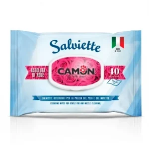 Toalhetes Húmido Rosas p/ Gatos e Cães – Salviette Camon 40Unid.