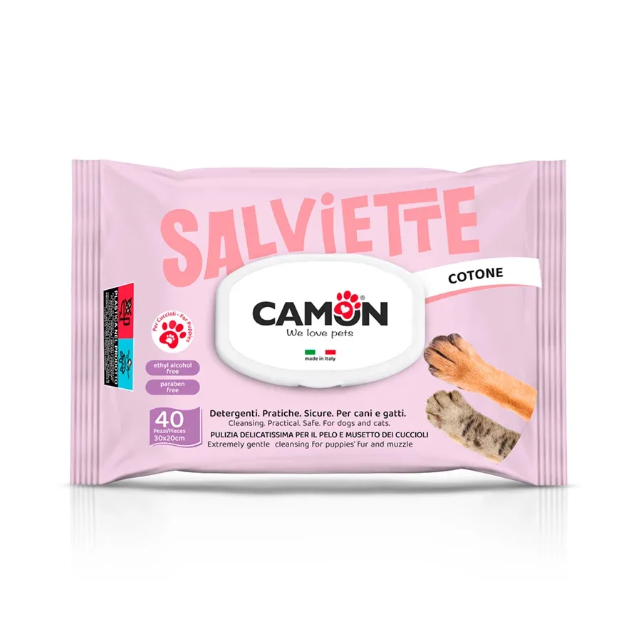 Toalhitas Camon Algod茫o 40un