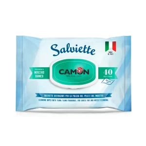 Toalhitas Camon Alm铆scar Branco 40un