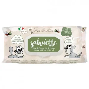 Toalhitas de leite de coco e óleo de algodão – Ferribiella