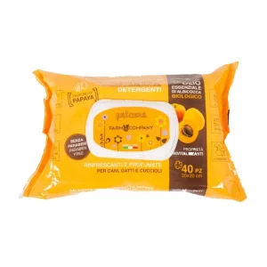 Toalhitas Farm Company com óleo biológico de damasco e papaia
