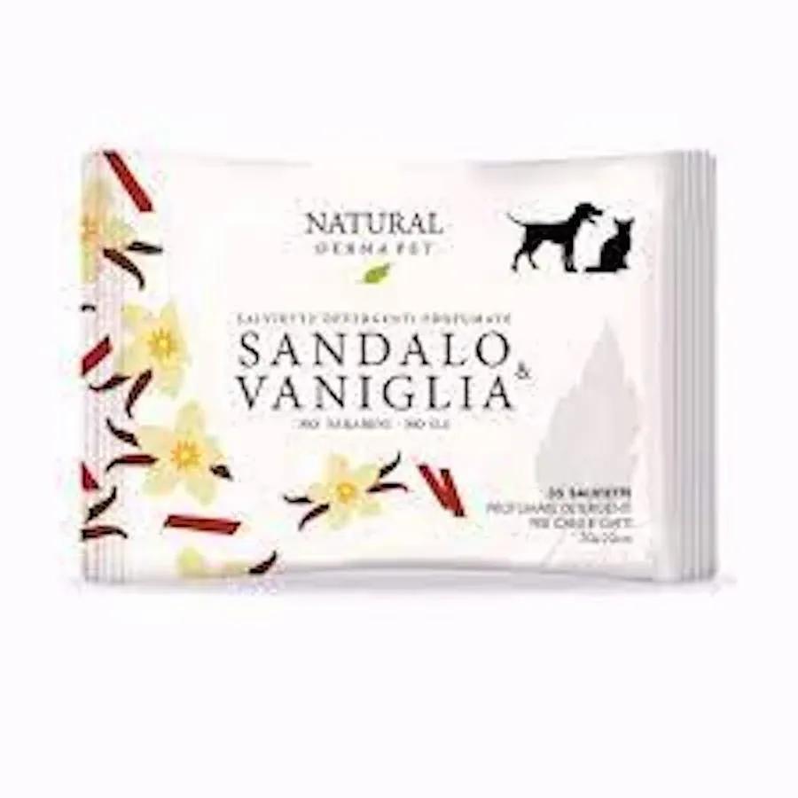 Toalhitas Higiénicas Natural Dermo Pet – Sandalo E Baunilha