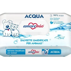 Toalhitas Húmidas Amoremio 99% Água para Cães e Gatos