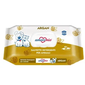 Toalhitas Húmidas Amoremio Argão para Cães e Gatos