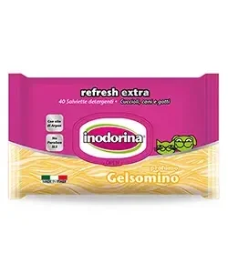 Toalhitas para cães e gatos Refresh Extra Jasmim Inodorina – 40 Toalhetes