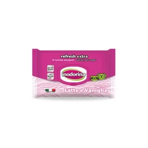 Toalhitas Refresh Extra Latte e Vaniglia 40Unids. – Inodorina