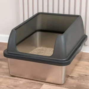 TOILETE “NIRO” EM INOX PARA GATOS