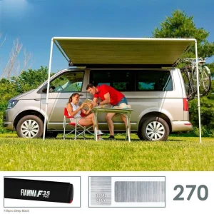 Toldo Fiamma F35 Pro 270 – Deep Black – Royal Grey