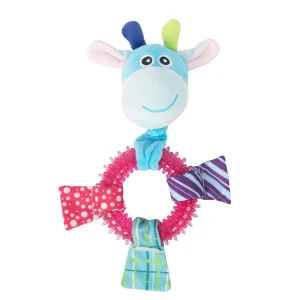 Tootoy! Chew Ring Giraffe mordedor para cachorros