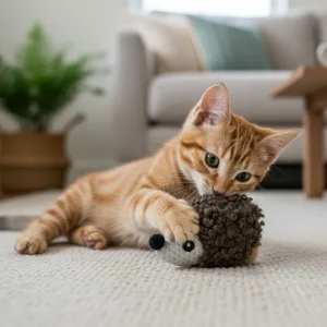 Tootoy! Comfort & Relax Ouriço interativo peluche para gatos