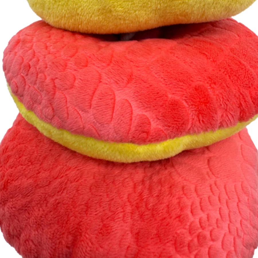 Tootoy! Comfort Ring Snake Cuddler peluche com corda para cães - Image 2