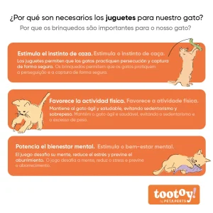 Tootoy! Interactive & Stimulate Rato com laser para gatos