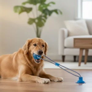 Tootoy! Pull Brinquedo interativo corda com pega para cães