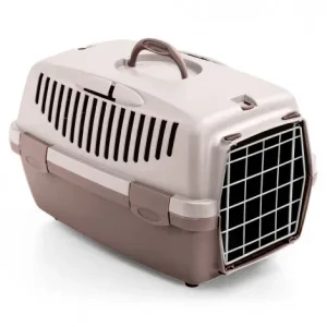 Transportadora Gulliver 1 com porta de metal – Stefanplast – Cor do Produto: Rosa Velho | Medidas: 48 x 32 x 31 cm