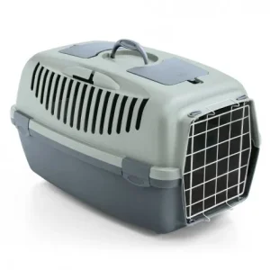 Transportadora Gulliver 3 com porta de metal – Stefanplast – Cor do Produto: Azul ártico | Medidas: 61 x 40 x 38 cm