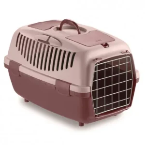 Transportadora Gulliver 3 com porta de metal – Stefanplast – Cor do Produto: Rosa Velho | Medidas: 61 x 40 x 38 cm