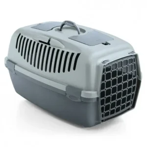 Transportadora Gulliver 3 com porta de plástico – Stefanplast – Cor do Produto: Azul ártico | Medidas: 61 x 40 x 38 cm