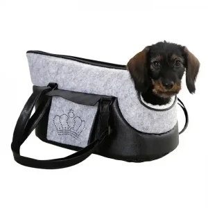 Transportadora para gatos e cães pequenos macia Chiara