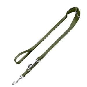 Trela ajustável HUNTER London verde para cães