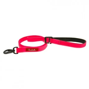 Trela de treino Fun impermeável para cães – Ferribiella – Cor do Produto: Rosa | Medidas: 180 cm/25 mm