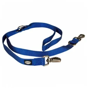 Trela dupla Explor East para cães – Duvo Plus – Cor do Produto: Azul | Medidas: 200 cm/25 mm