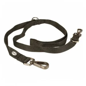 Trela dupla Explor East para cães – Duvo Plus – Cor do Produto: Preto | Medidas: 200 cm/25 mm